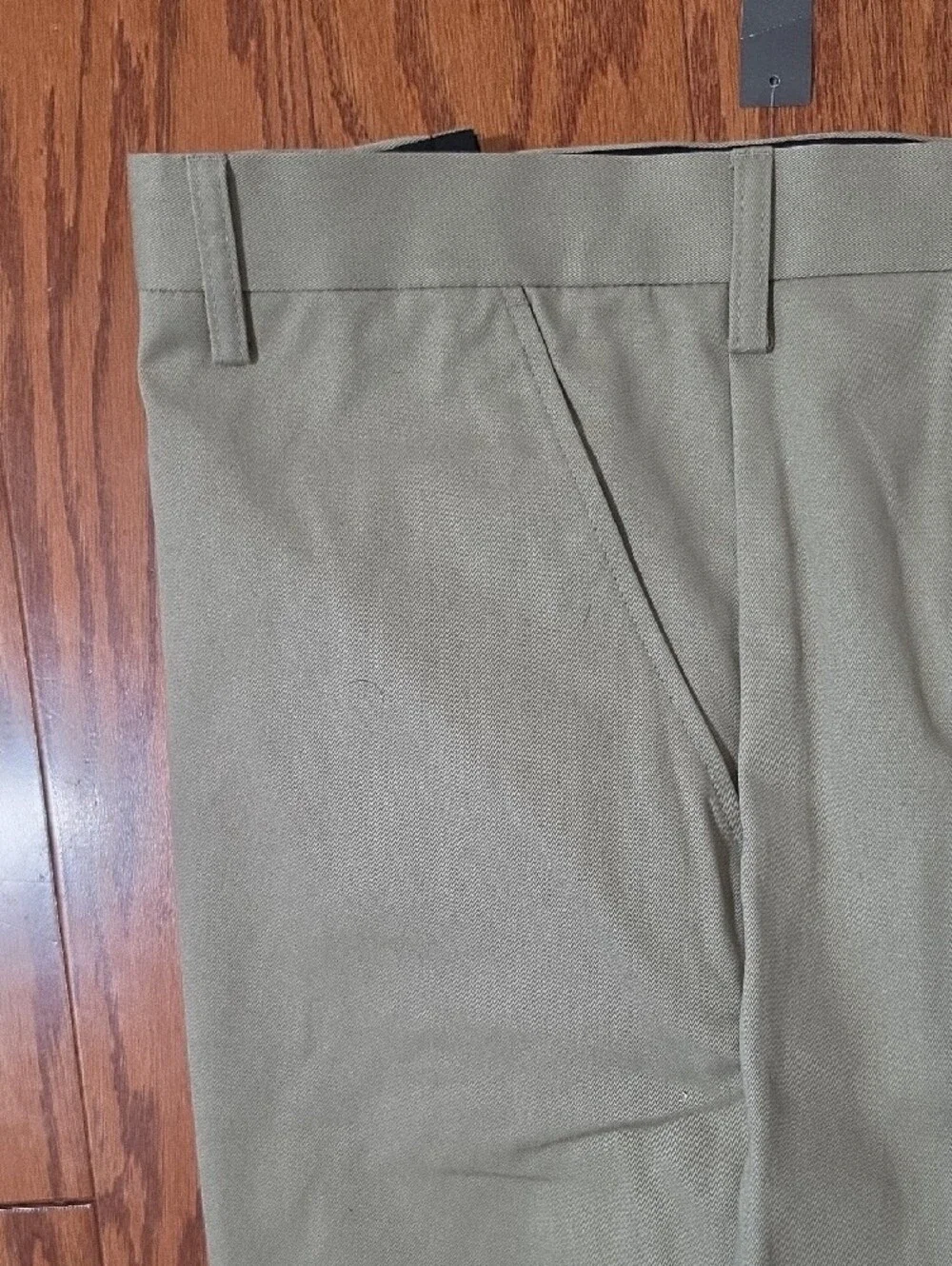 Croft & Barrow Men's Easy-Care Flat Front Chinos in Khaki